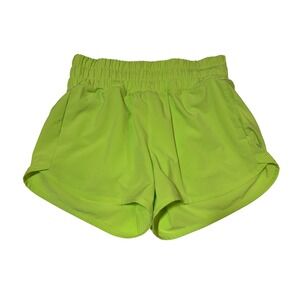 Athleta Girl Run Free 2.5" Short Lime Green Athletic Running Gym Kids Size L 12